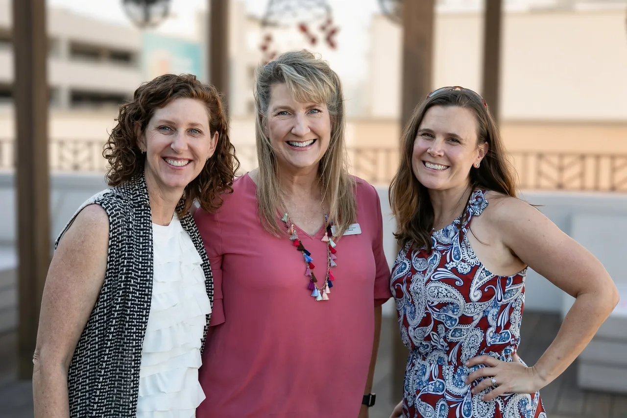 Three SpineHope supporters together outdoors